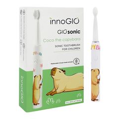 INNOGIO SONIC ΠΑΙΔΙΚΗ ΗΛΕΚΤΡΙΚΗ ΟΔΟΝΤΟΒΟΥΡΤΣΑ GIO CAPYBARA - Προϊόντα υγιεινής φροντίδας στο Oneirokosmos