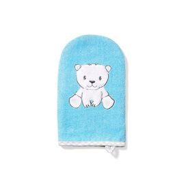 BabyOno Γάντι Πλυσίματος Μωρού από Μπαμπού Μπλέ BN347/02 - Αξεσουάρ Μπάνιου στο Oneirokosmos