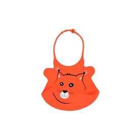 BabyOno Σαλιάρα Σιλικόνης Φατσούλες Γατούλα - Σαλιάρες στο Oneirokosmos