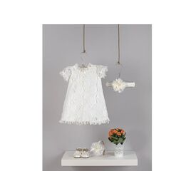 Angel Wings Βαπτιστικά Ρούχα για Κορίτσι AW-0030 - Ρούχα Βάπτισης για Κορίτσι στο Oneirokosmos