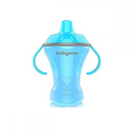 BabyOno: Ποτηράκι Non-spill με σκληρό στόμιο 270ml blue - Ποτηράκια 6μηνών + στο Oneirokosmos