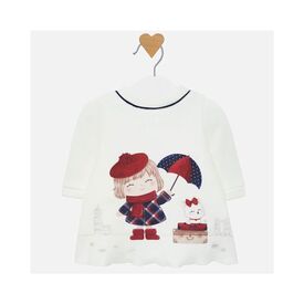 Mayoral Φόρεμα Φούτερ για Νεογέννητο Κορίτσι - Newborm στο Oneirokosmos