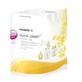 Medela Quick Clean Σακουλάκια Αποστείρωσης Φούρνου Μικροκυμάτων - Συλλογή γάλακτος και αξεσουάρ θηλασμού στο Oneirokosmos