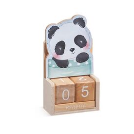 Μπομπονιέρα Ξύλινο Ημερολόγιο Panda Η955 - Μπομπονιέρες Βάπτισης στο Oneirokosmos
