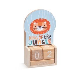 Μπομπονιέρα Ξύλινο Ημερολόγιο Λιοντάρι Η958 - Μπομπονιέρες Βάπτισης στο Oneirokosmos