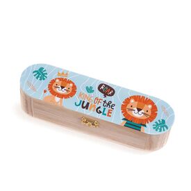 Μπομπονιέρα Ξύλινη Κασετίνα Λιοντάρι ΚΣ958 - Μπομπονιέρες Βάπτισης στο Oneirokosmos