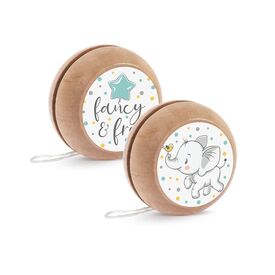 Μπομπονιέρα Ξύλινο yo-yo Ελεφαντάκι Μ962 - Μπομπονιέρες Βάπτισης στο Oneirokosmos