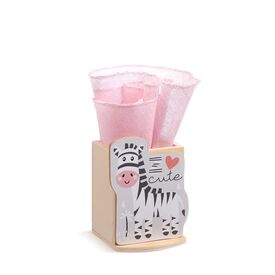 Μπομπονιέρα Ξύλινη Μολυβοθήκη Ζέβρα ΜΛ953 - Μπομπονιέρες Βάπτισης στο Oneirokosmos