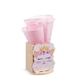 Μπομπονιέρα Ξύλινη Μολυβοθήκη Γάτα ΜΛ980 - Μπομπονιέρες Βάπτισης στο Oneirokosmos