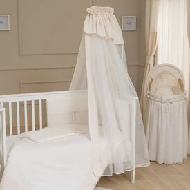 Funna Baby Κουνουπιέρα Απλή Premium Χρώμα Cream 5433 - Κουνουπιέρες στο Oneirokosmos