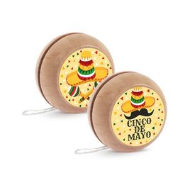 Μπομπονιέρα Ξύλινο Yo-Υo Mexican Μ968 - Μπομπονιέρες Βάπτισης στο Oneirokosmos