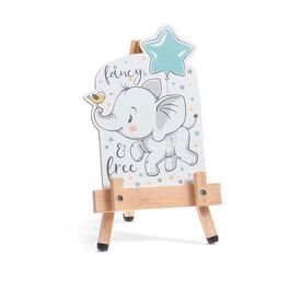 Μπομπονιέρα Καβαλέτο με Καδράκι Ελεφαντάκι Ρ962 - Μπομπονιέρες Βάπτισης στο Oneirokosmos