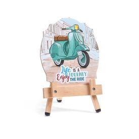 Μπομπονιέρα Καβαλέτο με Καδράκι Βέσπα Ρ975 - Μπομπονιέρες Βάπτισης στο Oneirokosmos