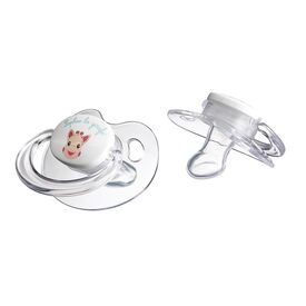 Σόφι Καμηλοπάρδαλη Σετ 2 Πιπίλες Σιλικόνης 0-6m S456018 - Πιπίλες στο Oneirokosmos