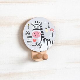 Μπομπονιέρα Ξύλινη Κρεμάστρα Τοίχου Ζέβρα ΣΚ953 - Μπομπονιέρες Βάπτισης στο Oneirokosmos