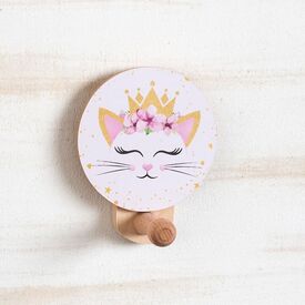 Μπομπονιέρα Ξύλινη Κρεμάστρα Τοίχου Γάτα ΣΚ980 - Μπομπονιέρες Βάπτισης στο Oneirokosmos