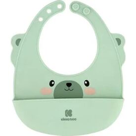 Kikkaboo Σαλιάρα Σιλικόνης Mint 31303030008 - Σαλιάρες Πλαστικές - Σιλικόνης στο Oneirokosmos