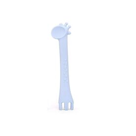 Kikka Boo Κουτάλι Σιλικόνης  Giraffe Blue 31302040082 - Κουταλάκια, Πηρουνάκια στο Oneirokosmos