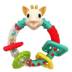 Sophie la girafe  Σόφι κουδουνίστρα πολλαπλών υφών S010179 - Κουδουνίστρες στο Oneirokosmos