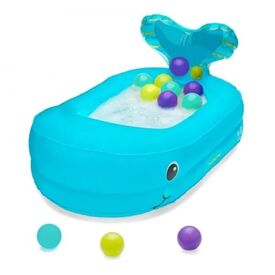 Infantino Tupsy turvy–whale bubble ball inflatable bath tube! - Εκπαιδευτικά Παιχνίδια στο Oneirokosmos