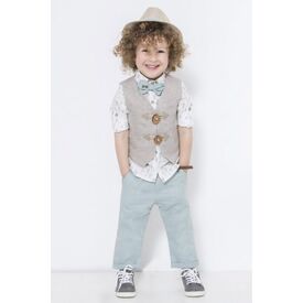 Bambolino: Meletis Βαπτιστικό ρούχο για αγόρι 8628 - Ρούχα Βάπτισης για Αγόρι στο Oneirokosmos