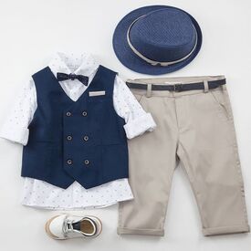 Bambolino: Antonakis Βαπτιστικό ρούχο για αγόρι 9406 - Ρούχα Βάπτισης για Αγόρι στο Oneirokosmos