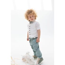 Bambolino: Giannaros Βαπτιστικό ρούχο για αγόρι 9416 - Ρούχα Βάπτισης για Αγόρι στο Oneirokosmos