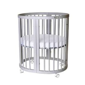 IngVart Κούνια Smart Bed Oval 9 σε 1 Γκρι - Βρεφικά Κρεβάτια Μετατρεπόμενα σε Προεφηβικά στο Oneirokosmos