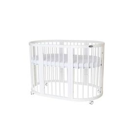 IngVart Κούνια Smart Bed Oval 9 σε 1 Λευκό - Βρεφικά Κρεβάτια Μετατρεπόμενα σε Προεφηβικά στο Oneirokosmos