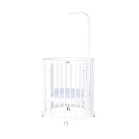 IngVart Ξύλινη Μπάρα για Κούνια Smart Bed Λευκό 82x35x2.5 cm - Στήριγμα Κουνουπιέρας στο Oneirokosmos