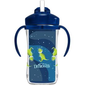 Dr. Brown's Κύπελλο Θερμός με Καλαμάκι & Λαβές 12m+ Dino 300ml TC1202 - Ποτηράκια 12μηνών + στο Oneirokosmos