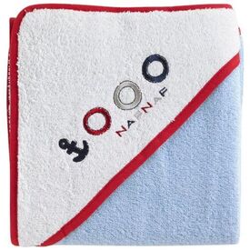 Naf Naf Πετσέτα με κουκούλα "Little boat" - Πετσέτες-Μπουρνούζια στο Oneirokosmos