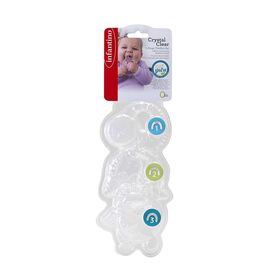 Infantino set 3 μασητικών ψυγείου Crystal Clear Teething  B-316564-01 - Μασητικά - Κρίκοι Οδοντοφυΐας στο Oneirokosmos