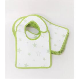 Beau Bebe Σαλιάρα Πετσέτα Pvc Λαχανί Αστέρι με Velcro - Σαλιάρες στο Oneirokosmos