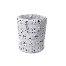 BABYCUTE Καλάθι Παιχνιδιών 40Χ50 εκ. Grey Panda Β101 - Διακόσμηση Δωματίου στο Oneirokosmos