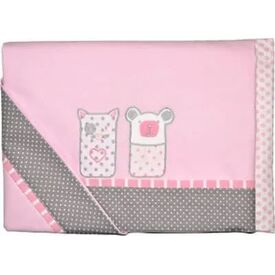 Baby Star Σετ Σεντόνια Κούνιας Sugar Family 105x150cm Ροζ - Σεντόνια Κούνιας στο Oneirokosmos