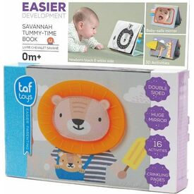 Taf Toys Εκπαιδευτικό Βιβλίο Savanah Tummy-Time Book T-12705 - Δώρα στο Oneirokosmos