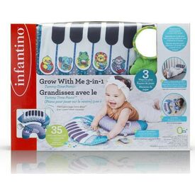 Infantino Μαξιλάρι Δραστηριοτήτων Grow With Me 3-IN-1 Tummy Time Piano B-313021-00 - Βρεφικά Παιχνίδια στο Oneirokosmos
