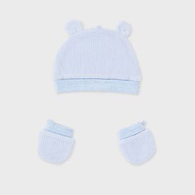 Mayoral Σετ Καπέλο με Αυτάκια και Γάντια Νεογέννητο Σιελ Σκούρο 30-19916-038 ** - Newborm στο Oneirokosmos