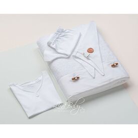 Lina Baby Σετ Λαδόπανο Πουγκί με Mακό Cotton Pouch 592** - Λαδόπανα για Αγόρι στο Oneirokosmos