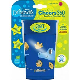 Dr. Brown's   Κύπελλο Cheers 360° Μπλε 300ml TC01094 - Ποτηράκια 6μηνών + στο Oneirokosmos