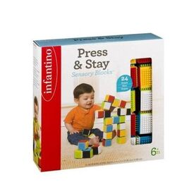 Infantino Εκπαιδευτικό Παιχνίδι Prees & Stay Sensory Blocks B-316051 - Δώρα στο Oneirokosmos