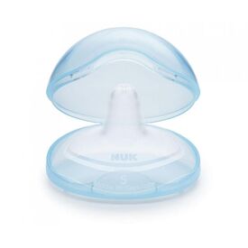 NUK Ασπίδες Θηλής Σιλικόνης με Θήκη 2τμχ Large - Συλλογή γάλακτος και αξεσουάρ θηλασμού στο Oneirokosmos