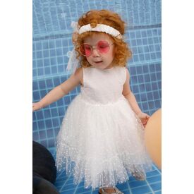 Bambolino:Olivia Βαπτιστικό ρούχο για κορίτσι 9820 - Ρούχα Βάπτισης για Κορίτσι στο Oneirokosmos