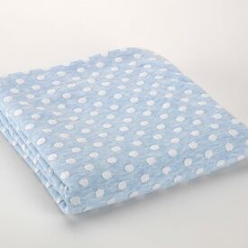 Morven Κουβέρτα Αγκαλιάς Βαμβάκι Fleece Bobler  80x110cm L86 Γαλάζιο - Κουβέρτες Αγκαλιάς στο Oneirokosmos