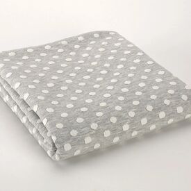 Morven Κουβέρτα Αγκαλιάς Βαμβάκι Fleece Bobler  80x110cm L86 Γκρι - Κουβέρτες Αγκαλιάς στο Oneirokosmos