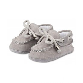 Babywalker Δετό Loafer MI1116 Γκρι - Βαπτιστικό Παπούτσι για Αγόρι στο Oneirokosmos