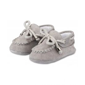 Babywalker Δετό Loafer MI1116 Γκρι - Βαπτιστικό Παπούτσι για Αγόρι στο Oneirokosmos