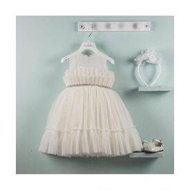 Bambolino: Adele Βαπτιστικό ρούχο για κορίτσι 9501 - Ρούχα Βάπτισης για Κορίτσι στο Oneirokosmos