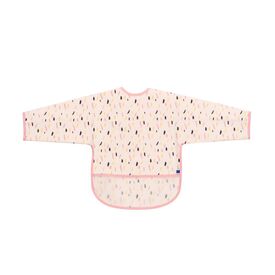 Kikka Boo Αδιάβροχη Σαλιάρα με Μανίκια και Συλλέκτη Τροφίμων Arty Pink Pattern 31303030058 - Σαλιάρες Πλαστικές - Σιλικόνης στο Oneirokosmos